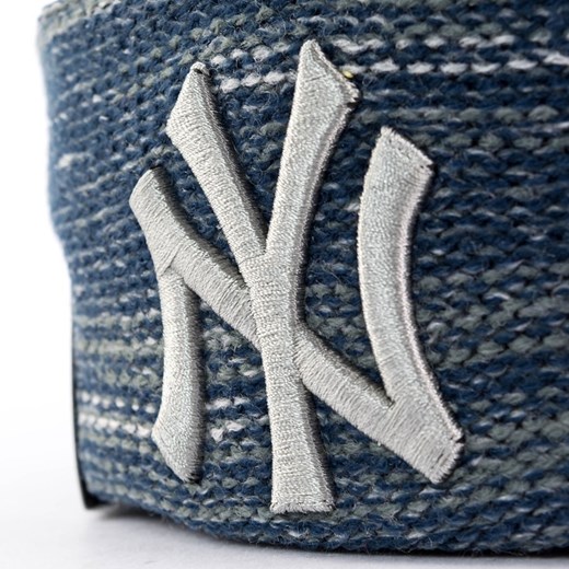 Czapka zimowa New Era Marl Cuff Neyyan MLB New York Yankees grey / navy New Era uniwersalny matshop.pl okazja