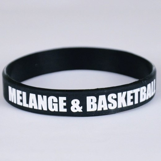 Opaska na rękę MAT Wear wristband Melange&Basketball black / white Mat Wear uniwersalny matshop.pl
