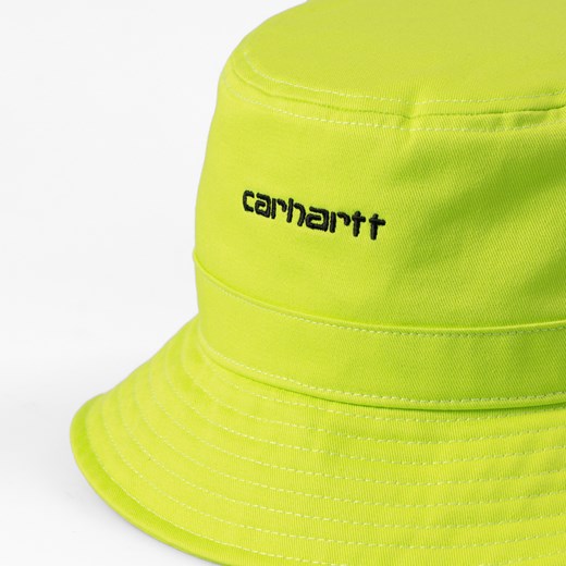 Kapelusz Carhartt WIP Script Bucket Hat lime / black Carhartt Wip S / M promocja matshop.pl