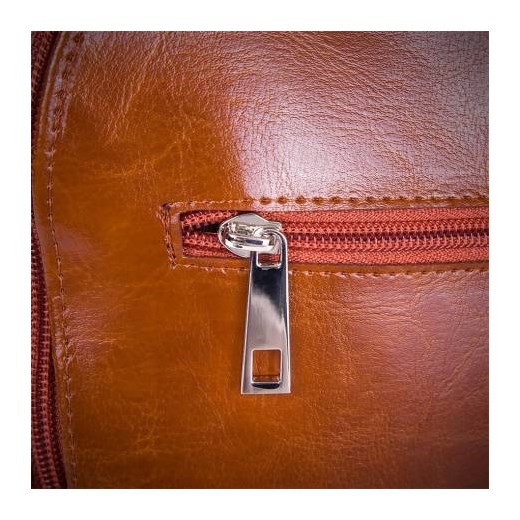 Klasyczny stylowy skórzany plecak damski paolo peruzzi brązowy - paolo peruzzi Paolo Peruzzi GENTLE-MAN