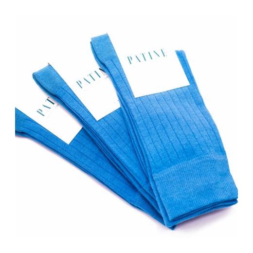 Skarpety bawełniane męskie patine niebieskie socks - patine Patine GENTLE-MAN