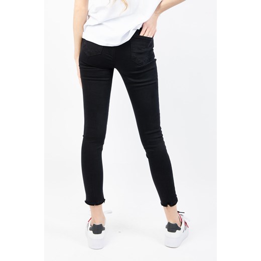 CZARNE SPODNIE JEANSOWE Z ZAMKAMI ( XS- 3XL ) Olika L olika.com.pl