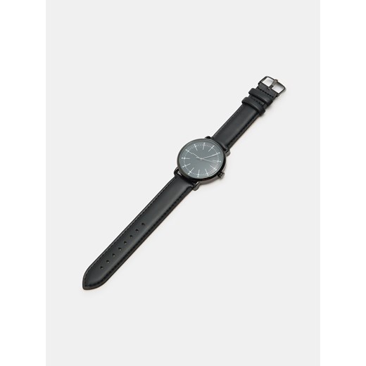 Zegarek czarny Sinsay analogowy 