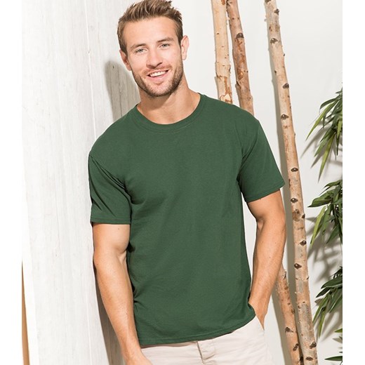 T-shirt męski z bawełny
