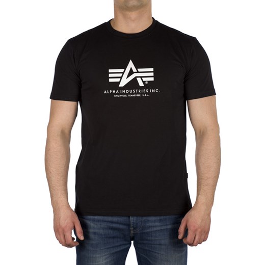 Koszulka Alpha Industries Basic T-Shirt 03 eastend czarny Koszulki