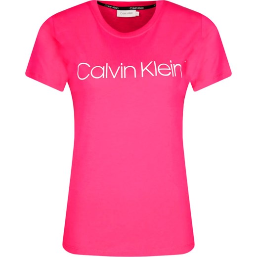 Bluzka damska Calvin Klein wiosenna z krótkim rękawem 