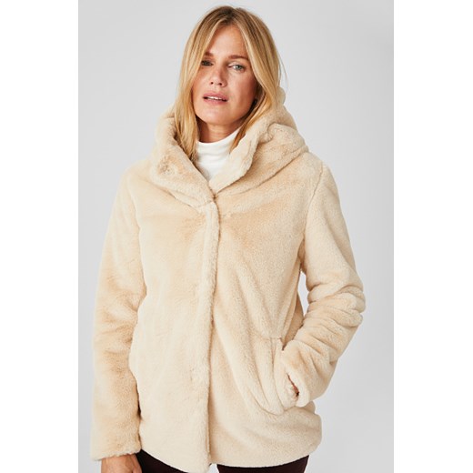 C&A Kurtka ze sztucznego futra, Biały, Rozmiar: 34 The Outerwear 48 C&A