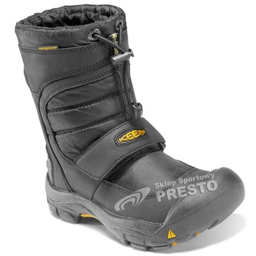 Buty zimowe dziecięce śniegowce Breckenridge Keen - czarno-żółty 