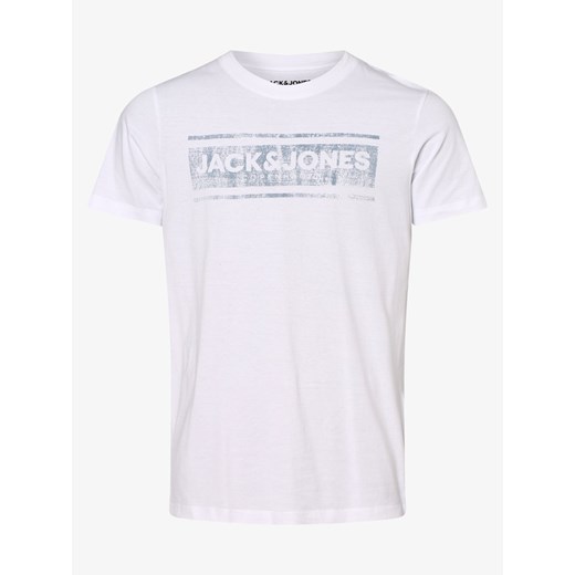 T-shirt męski Jack & Jones biały z krótkim rękawem 