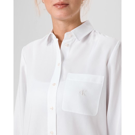Koszula damska Calvin Klein z kołnierzykiem z długim rękawem 