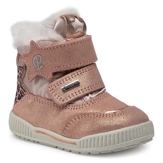 Buty zimowe dziecięce śniegowce gore-tex na rzepy 