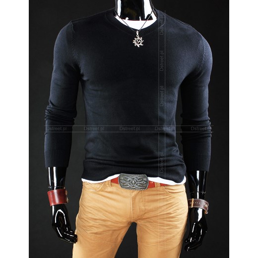 Sweter (wx0386) dstreet czarny męskie