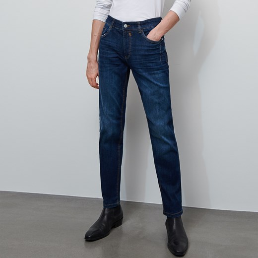 Reserved - Spodnie jeansowe slim - Reserved 29/32 okazja Reserved