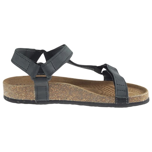 Sandały Foot Loose 027 - czarne (półwkładka cozabuty-pl brazowy długie