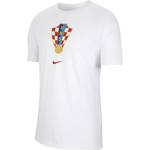 Męski T-shirt piłkarski Chorwacja - Biel Nike 2XL Nike poland