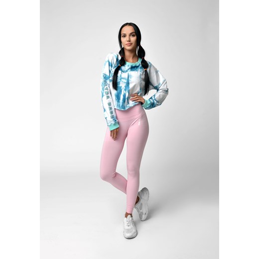 Bluza damska z elastanu krótka młodzieżowa 