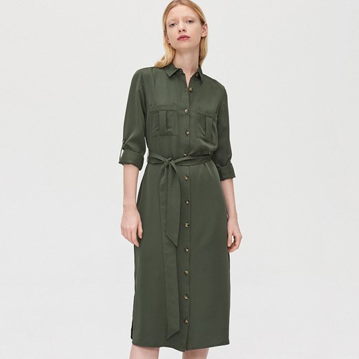 Cropp - Szmizjerka z paskiem - Cropp XS Cropp