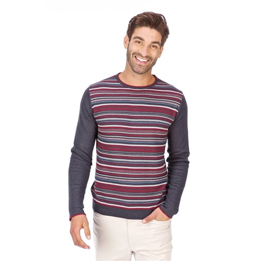 Sweter męski Lanieri Fashion w paski 