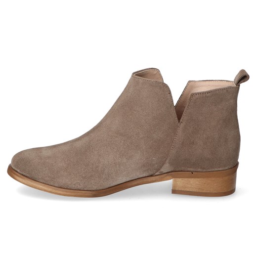 Botki Nicole casual z zamszu