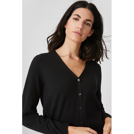 Sweter damski Yessica Premium z wełny Odzież Damska DD czarny NFJJ Sweter damski Yessica Premium z wełny Odzież Damska DD czarny NFJJ
