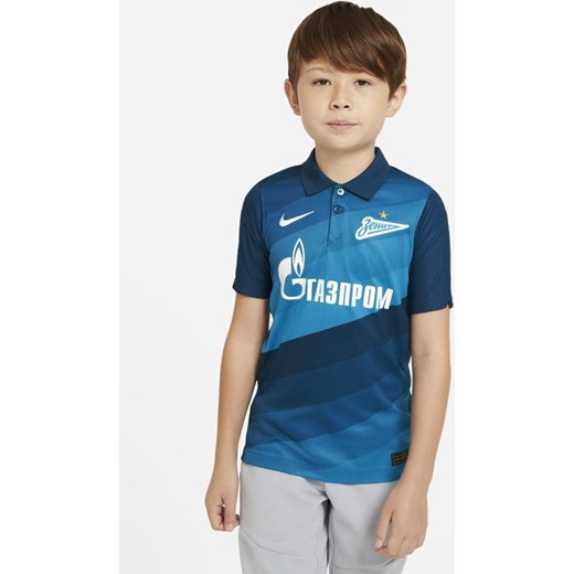 Koszulka piłkarska dla dużych dzieci Zenit Petersburg Stadium 2020/21 (wersja domowa) - Niebieski Nike L Nike poland