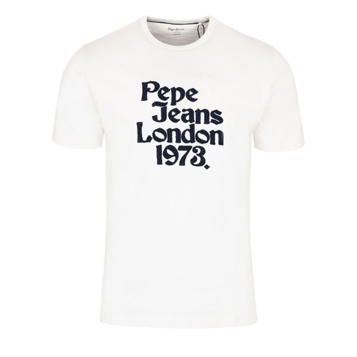 T-shirt męski Pepe Jeans z napisem młodzieżowy 