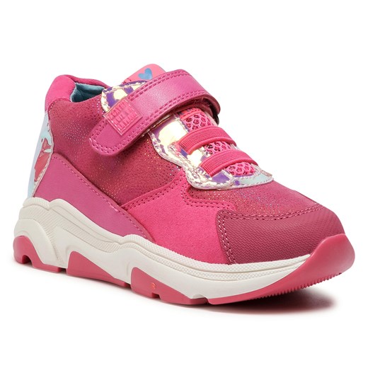 Buty sportowe dziecięce różowe na rzepy 