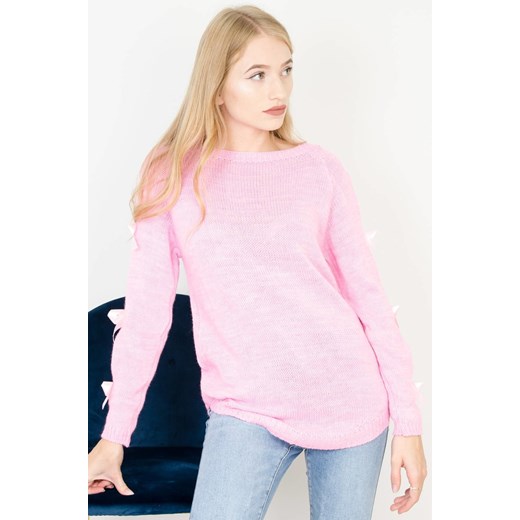 Sweter damski Olika różowy 