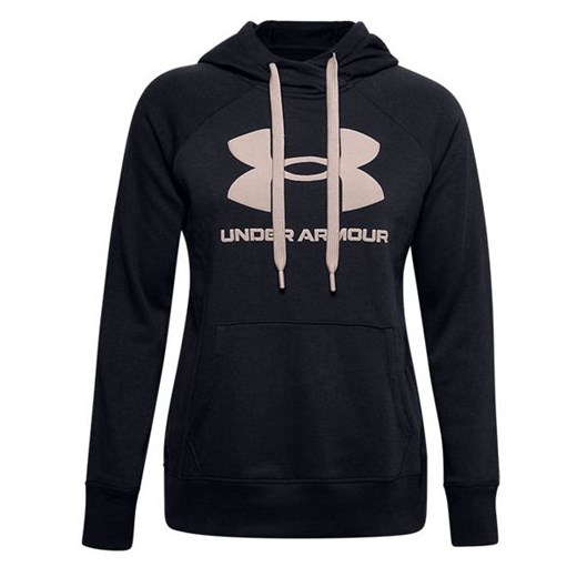 Bluza damska Under Armour casual czarna krótka 