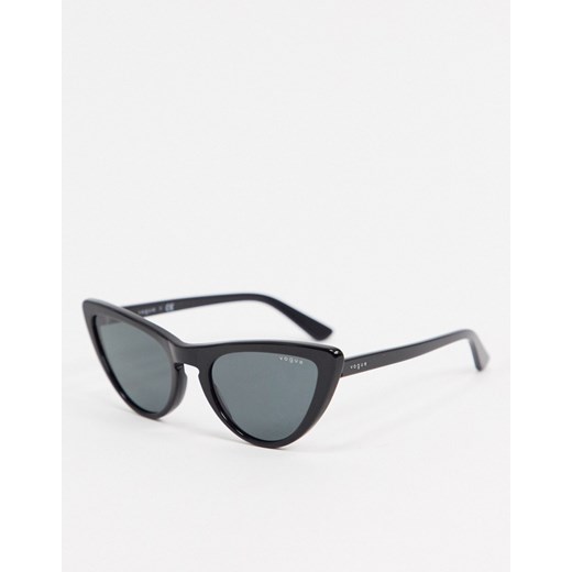 Vogue – 0VO5211SM – Czarne okulary przeciwsłoneczne typu kocie oko-Czarny Vogue No Size Asos Poland