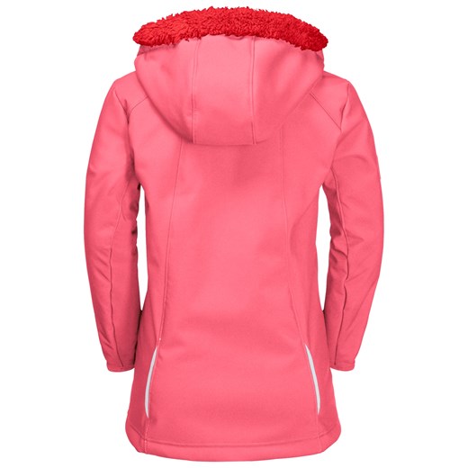 Płaszcz dla dziewczynki KISSEKAT COAT GIRLS coral pink Jack Wolfskin 116 Jack Wolfskin