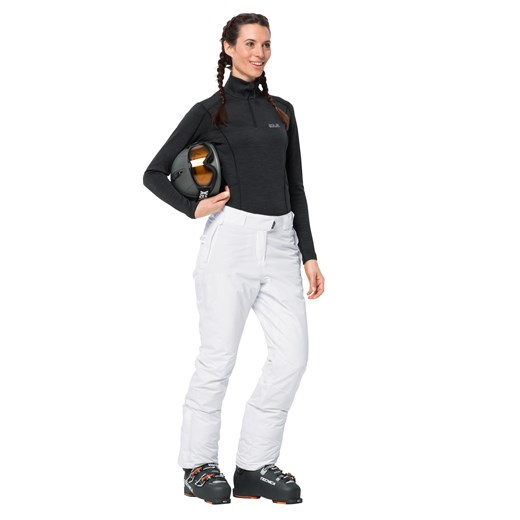 Spodnie narciarskie damskie POWDER MOUNTAIN PANTS W white rush Jack Wolfskin 18 promocyjna cena Jack Wolfskin