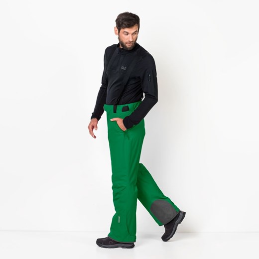 Spodnie męskie Autoryzowany Sklep Jack Wolfskin zielone zimowe 