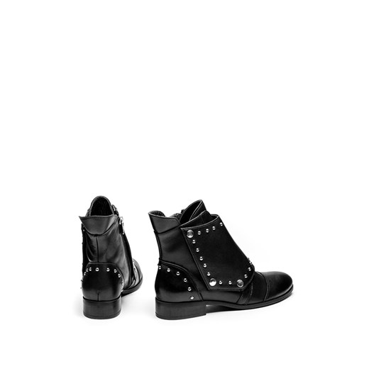 Skórzane botki w kolorze czarnym Kazar 38 Limango Polska