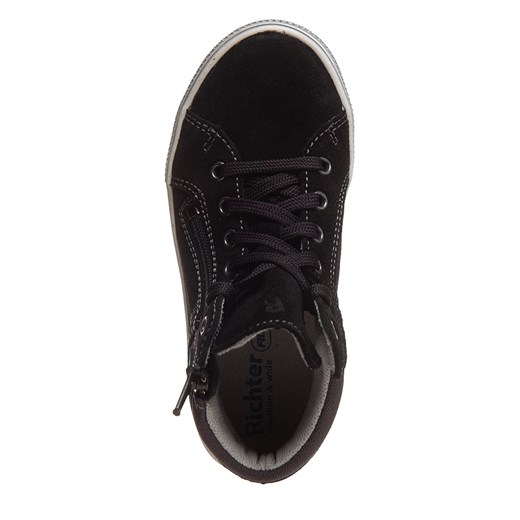 Skórzane sneakersy w kolorze czarno-szarym Richter Shoes 31 Limango Polska