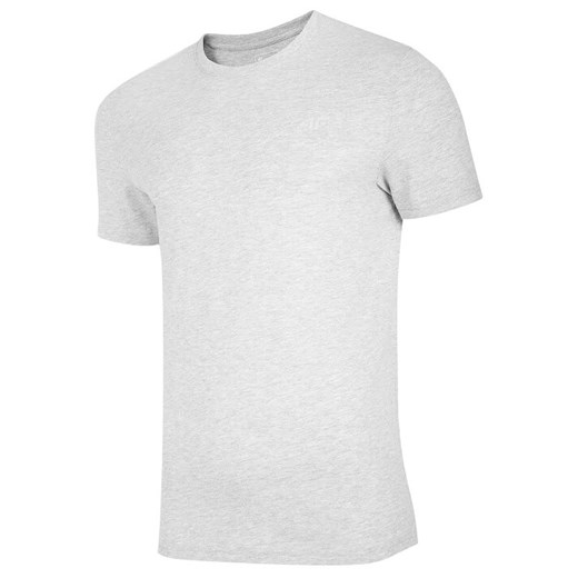 Koszulka T-shirt 4F TSM003 - chłodny jasny szary melanż (NOSH4-TSM003-27M) M Military.pl okazyjna cena