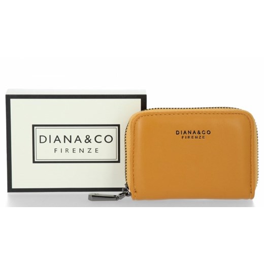 Uniwersalny Mały Portfel Damski włoskiej firmy Diana&Co Musztarda (kolory) PaniTorbalska