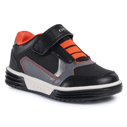 Sneakersy GEOX - J Argonat B. A J0229A 0BCBU C0038 M Black/Orange 27 eobuwie.pl