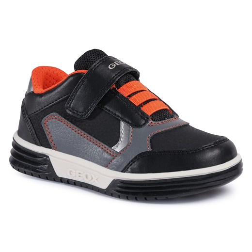 Sneakersy GEOX - J Argonat B. A J0229A 0BCBU C0038 S Black/Orange 29 eobuwie.pl