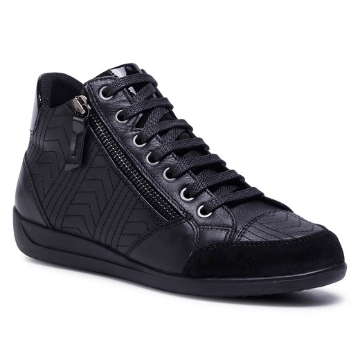 Sneakersy GEOX - D Myria B D0468B 08522 C9999 Black 41 eobuwie.pl