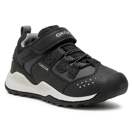 Sneakersy GEOX - J Teram B.B Abx C J04AEC 0ME15 C0005 S Black/Dk Grey 34 eobuwie.pl