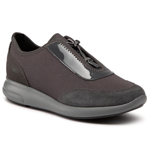 Sneakersy GEOX - D Ophira A D021CA 0EW22 C9004  Anthracite 41 eobuwie.pl