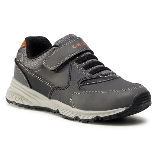 Sneakersy GEOX - J Bernie A J0411A 0MEBU C9211 S Anthracite/Black 35 eobuwie.pl