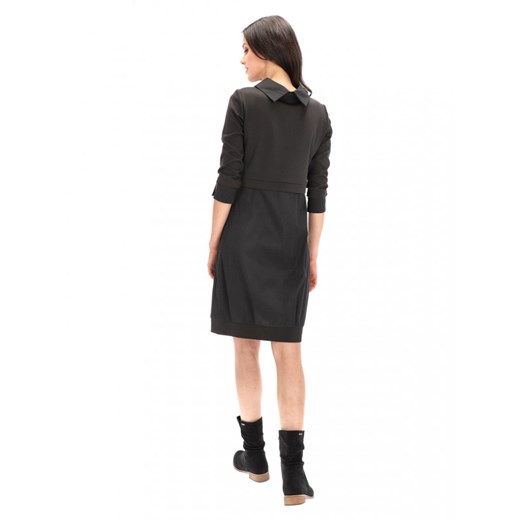 Sukienka z łączonych tkanin z golfem Anita Design Messa Anita Design 46 Eye For Fashion