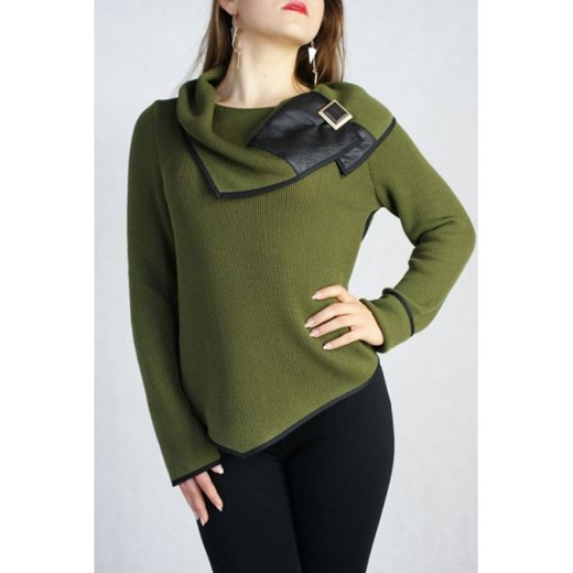Nowość!!! Sweter veraluca zielony abstrakcyjne wzory