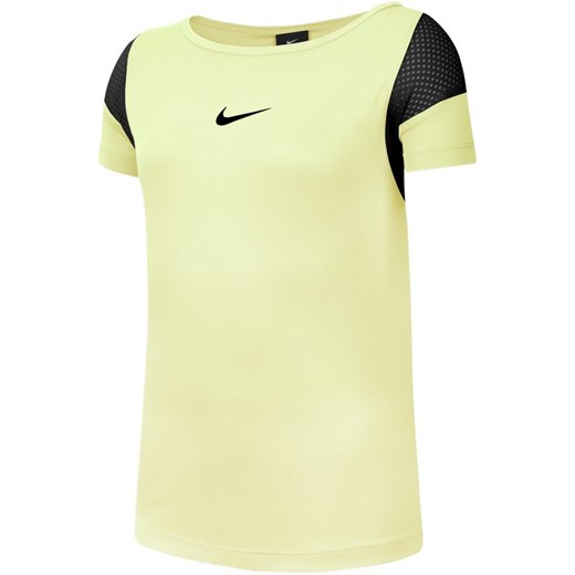 Koszulka treningowa z krótkim rękawem i nadrukiem dla dużych dzieci (dziewcząt) Nike Dri-FIT - Zieleń Nike M Nike poland