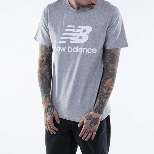 Koszulka męska New Balance Essentials Stacked Logo T MT01575AG New Balance sneakerstudio.pl