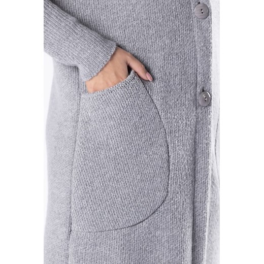 Długi sweter z kapturem i nadrukiem na plecach XL Candivia 2020