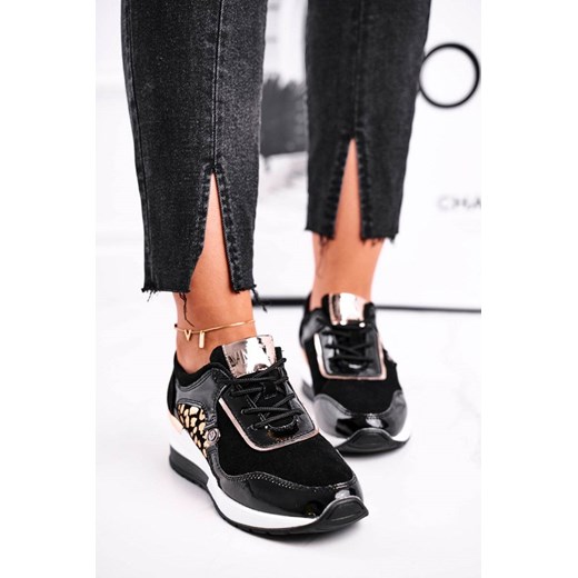 Buty sportowe damskie Vinceza sneakersy na płaskiej podeszwie ze skóry klasyczne 