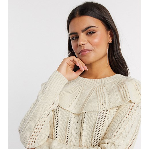 Sweter damski Vero Moda z okrągłym dekoltem Odzież Damska JK beżowy RFGM Sweter damski Vero Moda z okrągłym dekoltem Odzież Damska JK beżowy RFGM